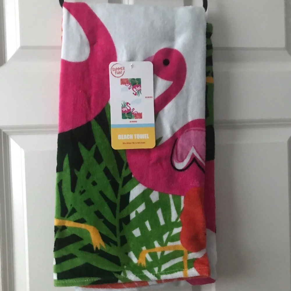 Flamingo Beach Towel